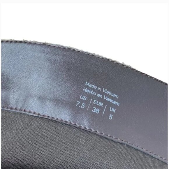 Aldo Taupe Suede Jeffres Calf Lace Up Over-The-Knee Zipper Boots - Size 7.5 - Picture 8 of 9